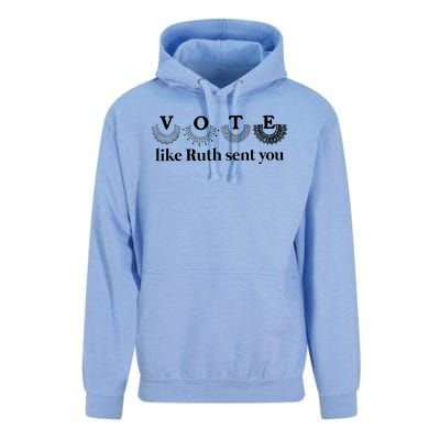 Vote Like Ruth Sent You Unisex Surf Hoodie