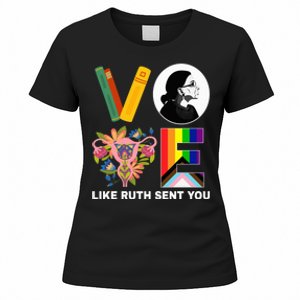 Vote Like Ruth Sent You Uterus Feminist Lgbt Usa President Kamalaharris Women's T-Shirt