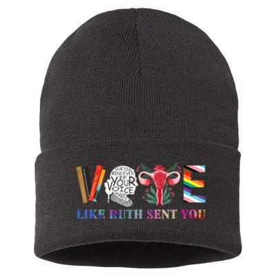 Vote Like Ruth Sent You Sustainable Knit Beanie