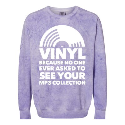 Vinyl Lp Record Vinyl Disc Colorblast Crewneck Sweatshirt