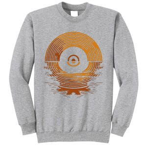 Vinyl Lp Records Sunset Vinyl Tall Sweatshirt