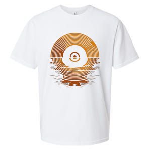 Vinyl Lp Records Sunset Vinyl Sueded Cloud Jersey T-Shirt