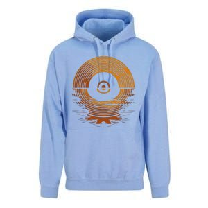 Vinyl Lp Records Sunset Vinyl Unisex Surf Hoodie