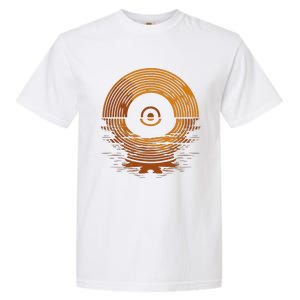 Vinyl Lp Records Sunset Vinyl Garment-Dyed Heavyweight T-Shirt