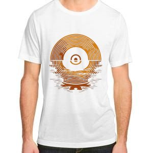 Vinyl Lp Records Sunset Vinyl Adult ChromaSoft Performance T-Shirt