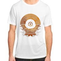 Vinyl Lp Records Sunset Vinyl Adult ChromaSoft Performance T-Shirt