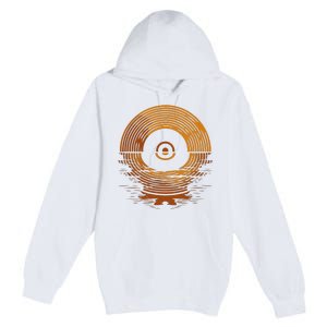 Vinyl Lp Records Sunset Vinyl Premium Pullover Hoodie