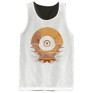 Vinyl Lp Records Sunset Vinyl Mesh Reversible Basketball Jersey Tank