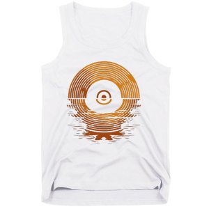 Vinyl Lp Records Sunset Vinyl Tank Top