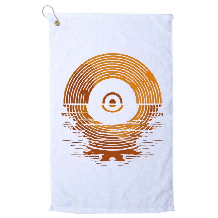 Vinyl Lp Records Sunset Vinyl Platinum Collection Golf Towel