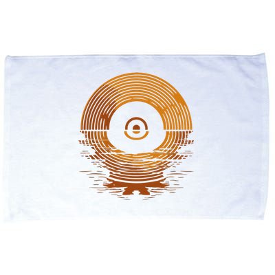 Vinyl Lp Records Sunset Vinyl Microfiber Hand Towel