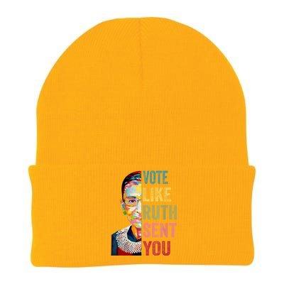 Vote Like Ruth Sent You Feminist Gift Women Knit Cap Winter Beanie