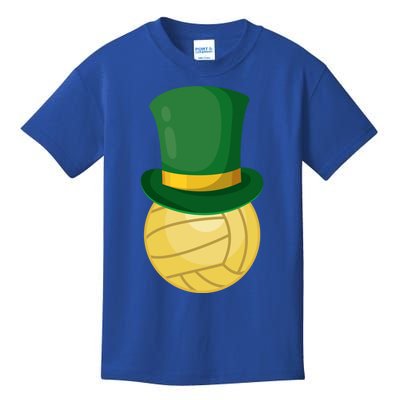 Volleyball Leprechaun St Patrick's Day Sport Funny Gift Kids T-Shirt