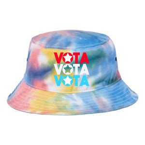 Vota Latinos Spanish Vote November Anti Trump Election Tie Dye Newport Bucket Hat