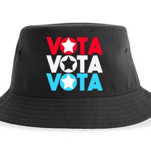 Vota Latinos Spanish Vote November Anti Trump Election Sustainable Bucket Hat