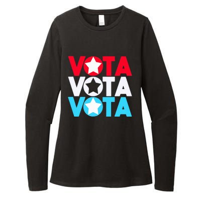 Vota Latinos Spanish Vote November Anti Trump Election Womens CVC Long Sleeve Shirt