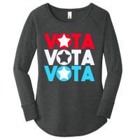 Vota Latinos Spanish Vote November Anti Trump Election Women's Perfect Tri Tunic Long Sleeve Shirt