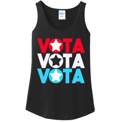 Vota Latinos Spanish Vote November Anti Trump Election Ladies Essential Tank