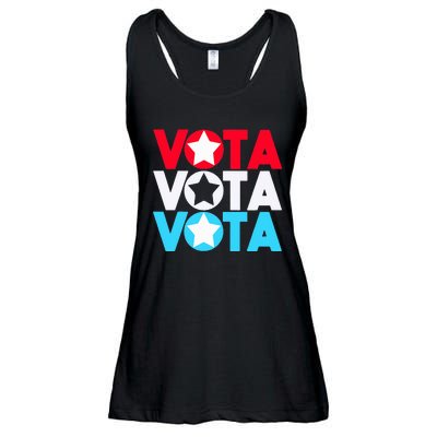 Vota Latinos Spanish Vote November Anti Trump Election Ladies Essential Flowy Tank