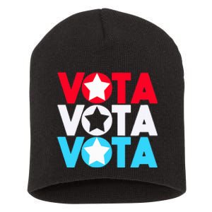 Vota Latinos Spanish Vote November Anti Trump Election Short Acrylic Beanie