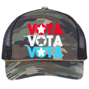 Vota Latinos Spanish Vote November Anti Trump Election Retro Rope Trucker Hat Cap