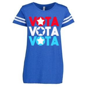 Vota Latinos Spanish Vote November Anti Trump Election Enza Ladies Jersey Football T-Shirt