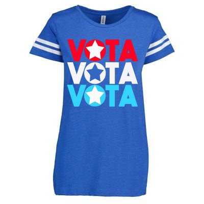 Vota Latinos Spanish Vote November Anti Trump Election Enza Ladies Jersey Football T-Shirt