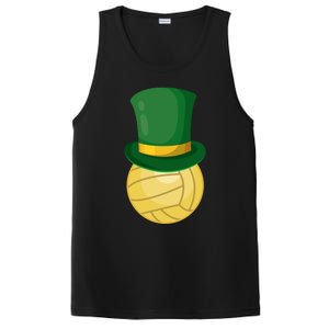 Volleyball Leprechaun St Patrick's Day Sport Funny Gift PosiCharge Competitor Tank