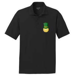 Volleyball Leprechaun St Patrick's Day Sport Funny Gift PosiCharge RacerMesh Polo