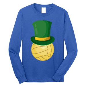 Volleyball Leprechaun St Patrick's Day Sport Funny Gift Long Sleeve Shirt