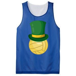 Volleyball Leprechaun St Patrick's Day Sport Funny Gift Mesh Reversible Basketball Jersey Tank