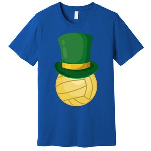 Volleyball Leprechaun St Patrick's Day Sport Funny Gift Premium T-Shirt