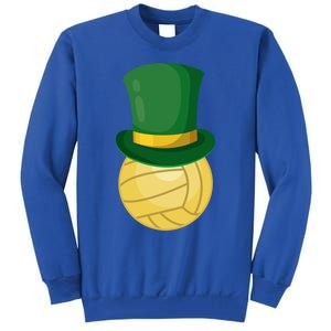 Volleyball Leprechaun St Patrick's Day Sport Funny Gift Tall Sweatshirt