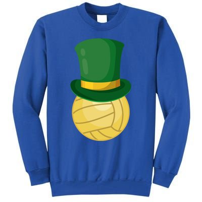 Volleyball Leprechaun St Patrick's Day Sport Funny Gift Tall Sweatshirt