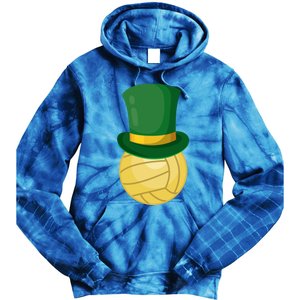 Volleyball Leprechaun St Patrick's Day Sport Funny Gift Tie Dye Hoodie