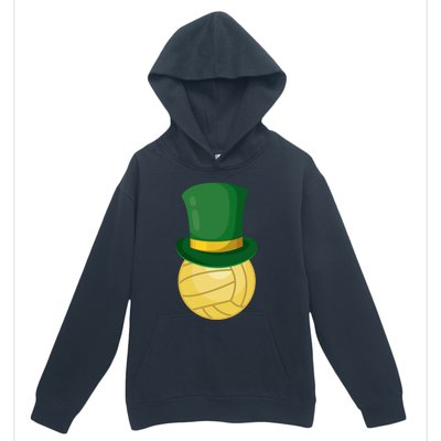 Volleyball Leprechaun St Patrick's Day Sport Funny Gift Urban Pullover Hoodie