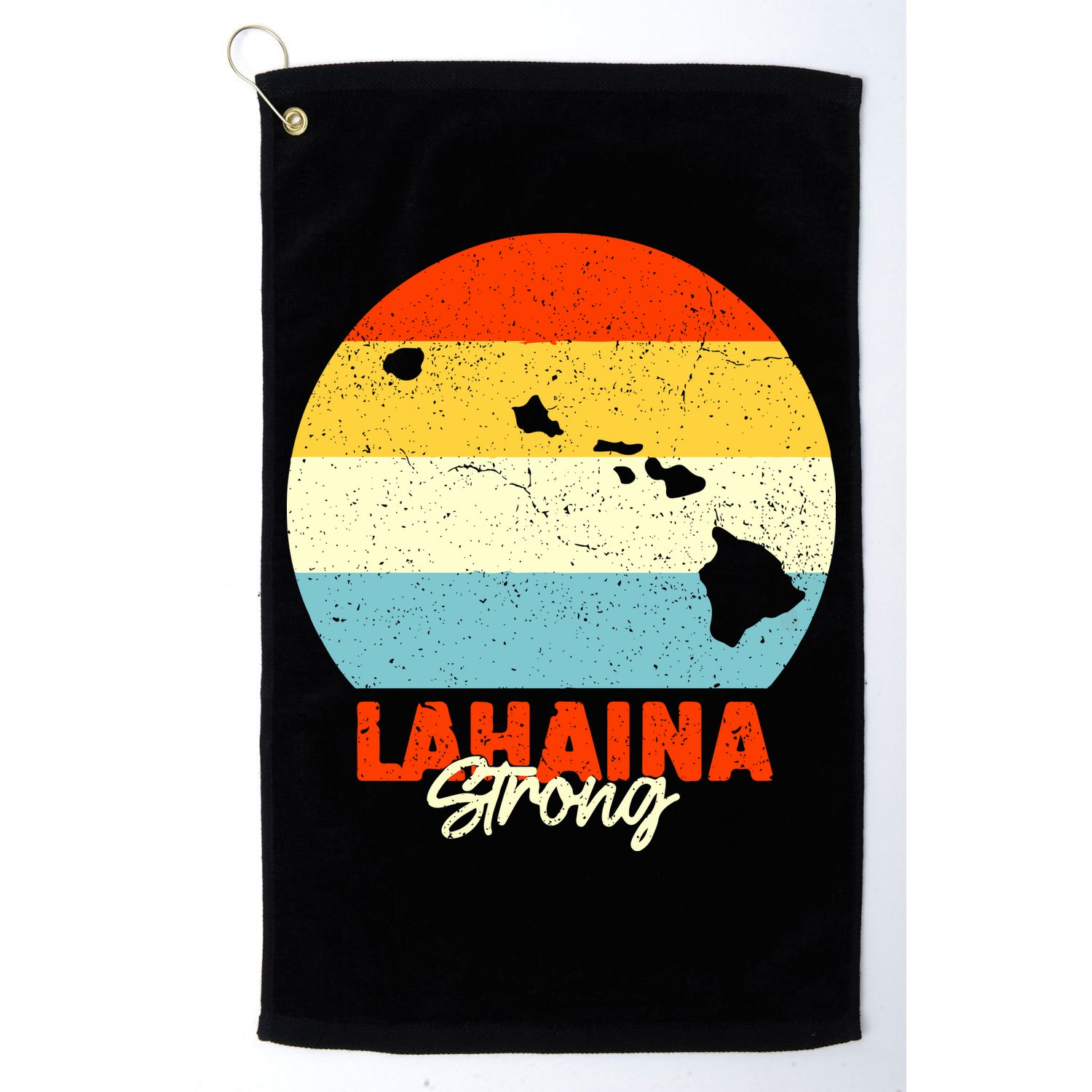 Vintage Lahaina Strong Gift Pray For Maui Golf Towel