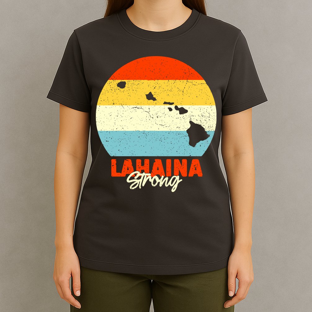 Vintage Lahaina Strong Gift Pray For Maui T-Shirt