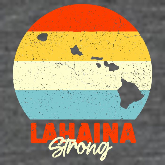 Vintage Lahaina Strong Gift Pray For Maui T-Shirt