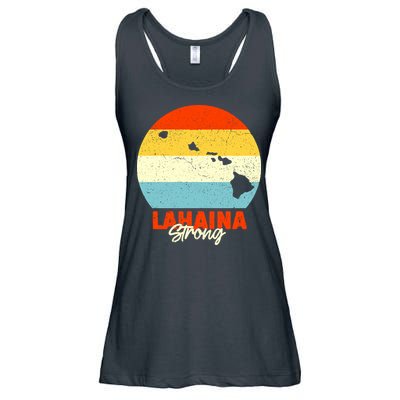 Vintage Lahaina Strong Gift Pray For Maui Ladies Essential Flowy Tank