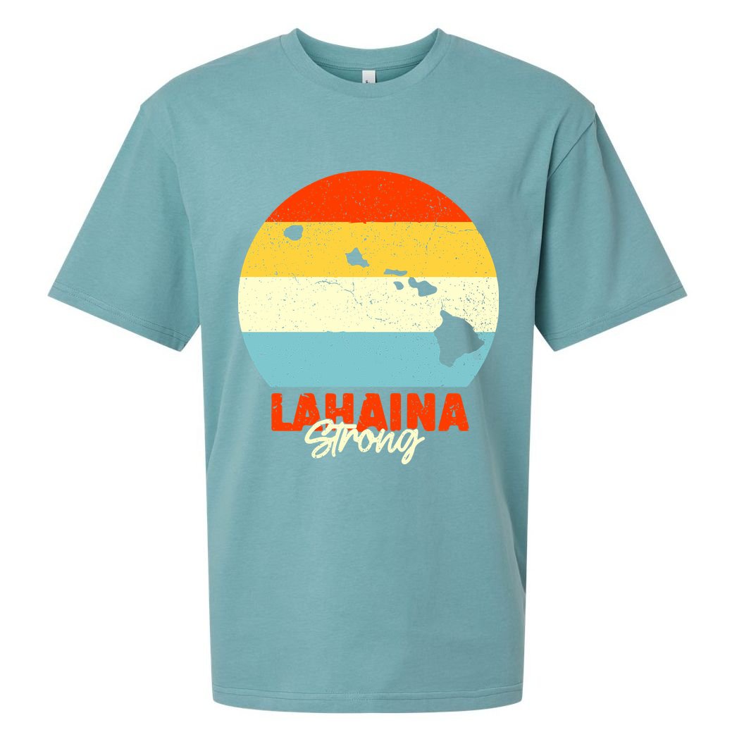 Vintage Lahaina Strong Gift Pray For Maui Sueded Cloud Jersey T-Shirt