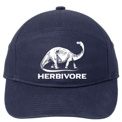 Vegetarian Life Style Herbivore Dinosaur Vegans 7-Panel Snapback Hat