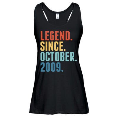 Vintage Legend Since October 2009 Birthday Ladies Essential Flowy Tank