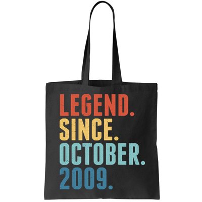 Vintage Legend Since October 2009 Birthday Bag