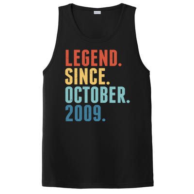 Vintage Legend Since October 2009 Birthday PosiCharge Competitor Tank