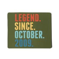 Vintage Legend Since October 2009 Birthday Mousepad