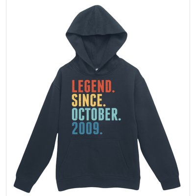 Vintage Legend Since October 2009 Birthday Urban Pullover Hoodie