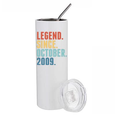 Vintage Legend Since October 2009 Birthday Stainless Steel Tumbler