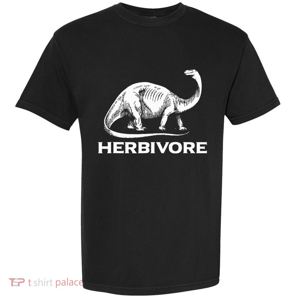 Vegetarian Life Style Herbivore Dinosaur Vegan Garment-Dyed Heavyweight T-Shirt