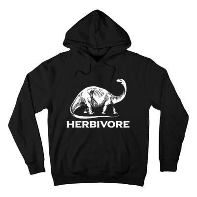 Vegetarian Life Style Herbivore Dinosaur Vegan Tall Hoodie